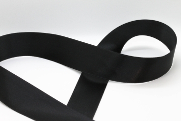 Satinband 25mm schwarz
